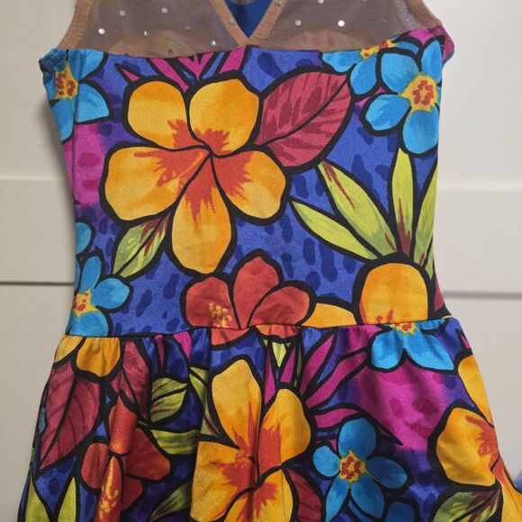 A Wish Come True Size IMC Dance Costume Leotard TROPICAL - Picture 10 of 12